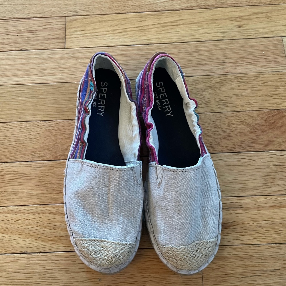 Sperry Topsider Oatmeal Stripe Laurel Reef Skimmer